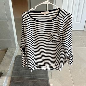 Loft dress shirt rolled sleeves